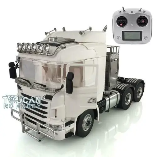 1/14 6*6 LESU Металлическое шасси оборудование стойка для Hercules Scania тракторная