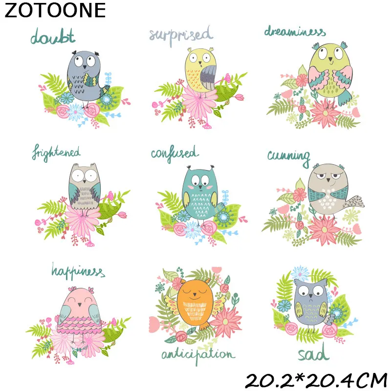 ZOTOONE, милый медведь, нашивки в форме животных, железные передачи для футболки, детский подарок, сделай сам, одежда, наклейки с милым дельфином - Цвет: 41
