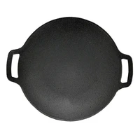 iron wok frying open flame induction cooking round grill outdoor home cooking pan field cooking accessories