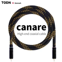 canare rca to rca cable digital coaxial audio cable male stereo connector for tv dvd amplifier hifi subwoofer toslink