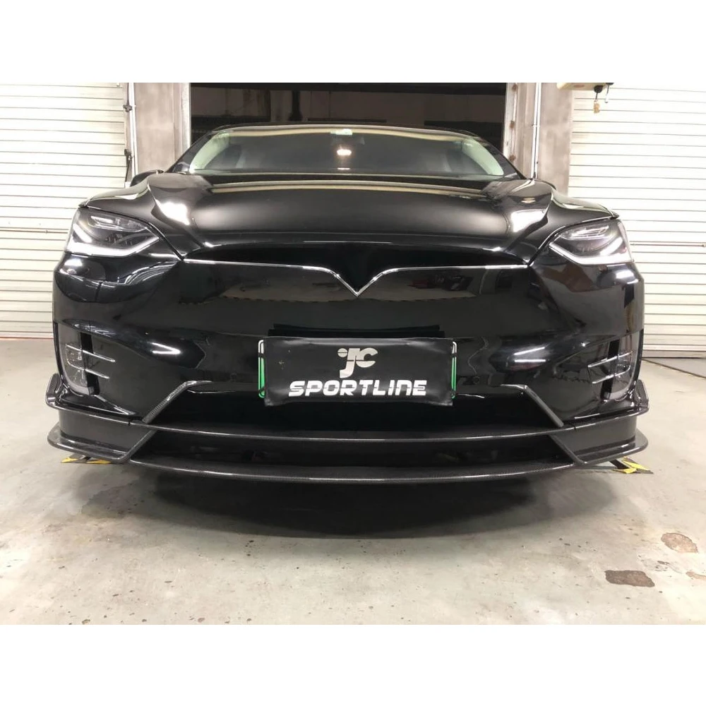 Передний бампер из углеродного волокна спойлер для губ Tesla MODEL X 2016-2018 передний |