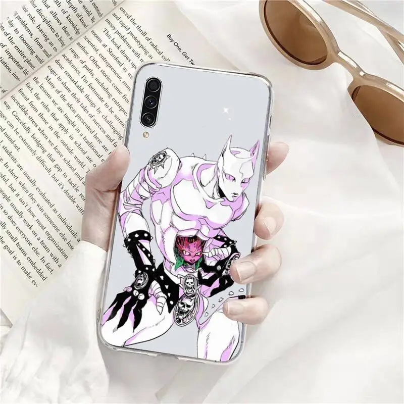 

JoJo's Bizarre Adventure Phone Case Transparent for Samsung s9 s10 s20 Huawei honor P20 P30 P40 xiaomi note mi 8 9 pro lite plus