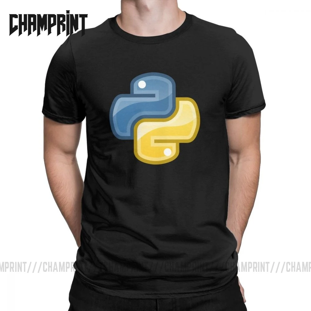 Мужская футболка с логотипом питона 100% хлопок|Мужские футболки| |