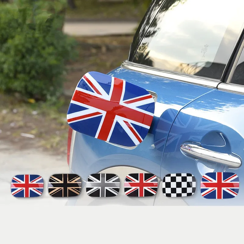 Union Jack Checker Авто Крышка топливного бака украшение чехол наклейка для Mini Cooper Countryman