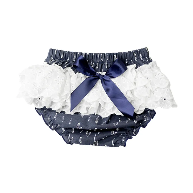 Детский подгузник для девочек из хлопка, шорты-шаровары, милые трусики с оборками для новорожденных, высококачественные шорты для малышей