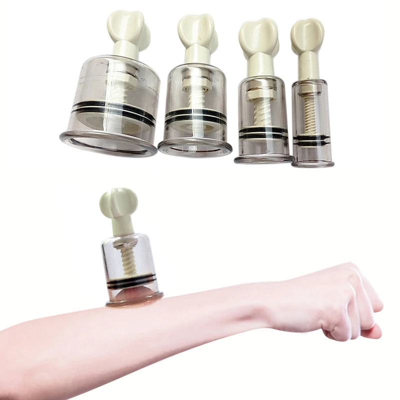 Антицеллюлитные массажные банки с вращающейся ручкой вакуумные всасывающие для