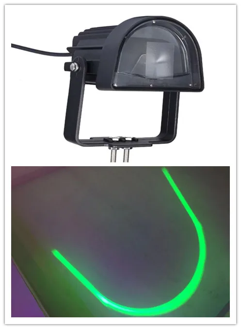

1x E9 Emark 10-80 В Новый изогнутый защитный светло-красный синий зеленый светодиодный сигнальный фонарь для вилочного погрузчика u-образный свет ...