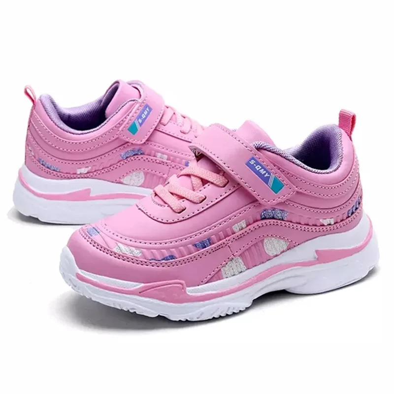 

2021 Children's Shoes Pink Sneakers For Girls Fashion Soft Non-Slip Shoe Sole Comfortable Cute Climbing Footwear Casual Flats