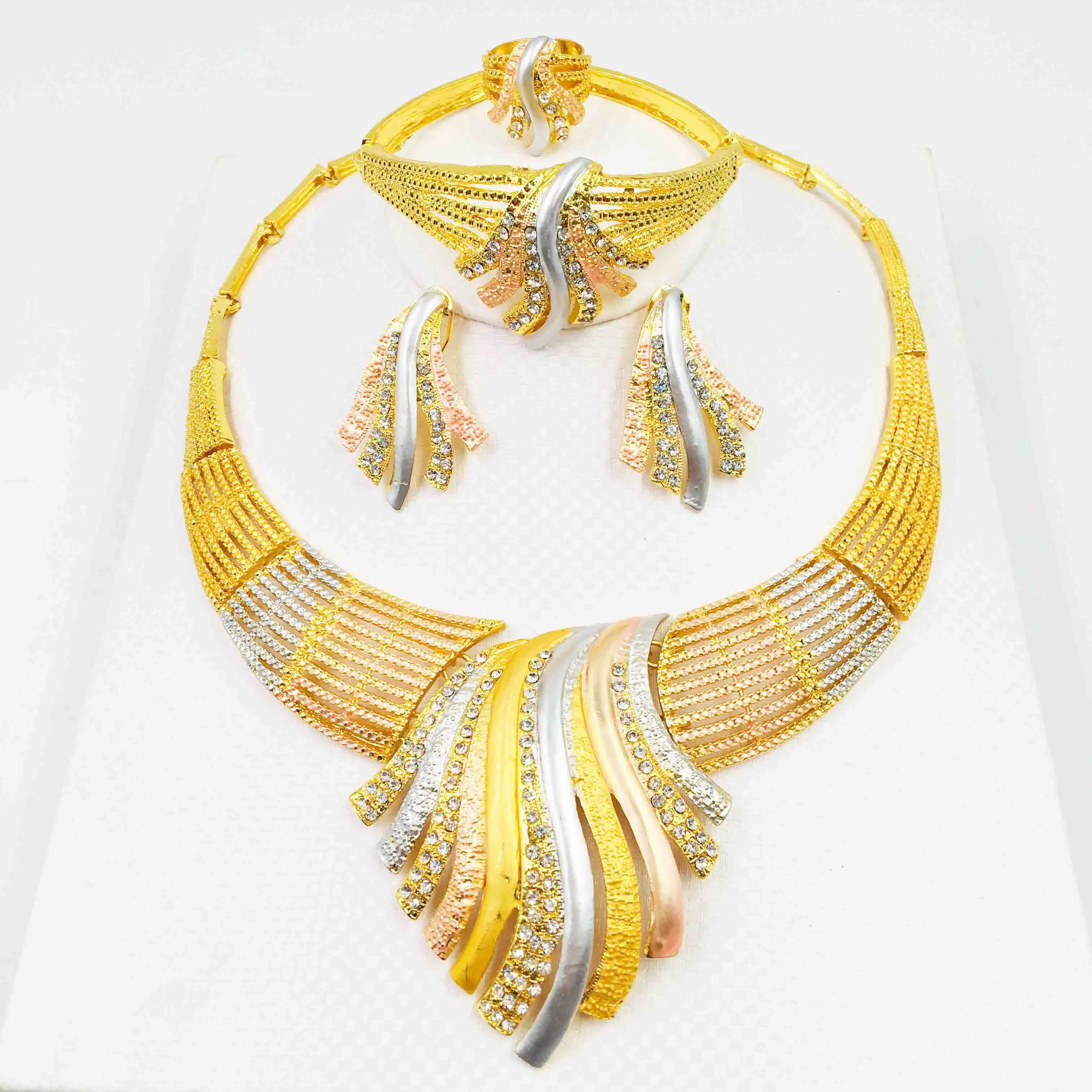 Южная Африка Дубай Ювелирная коллекция большое ожерелье Классическая мода форма