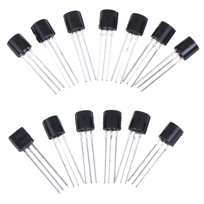 

100PCS/Lot New 2SC1815 Throught Hole Triode Transistor TO-92 0.15A/50V