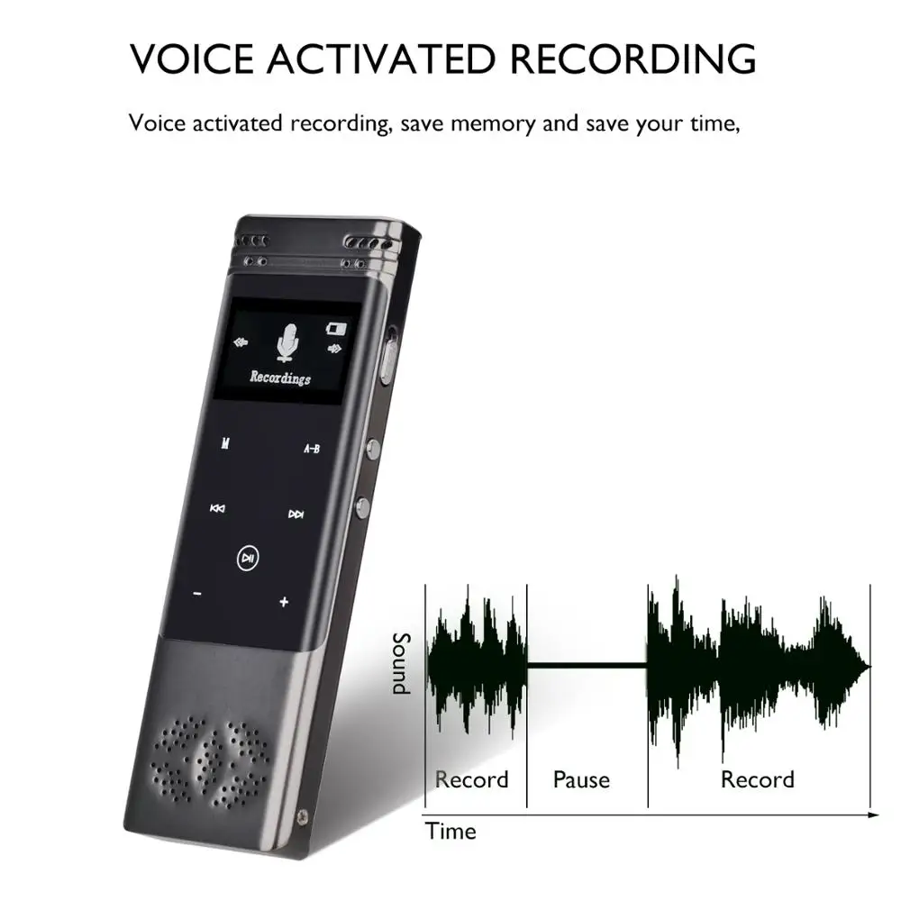 Профессиональный диктофон с голосовой активацией 8 ГБ 16 USB-ручкой Запись Mp3 Micro