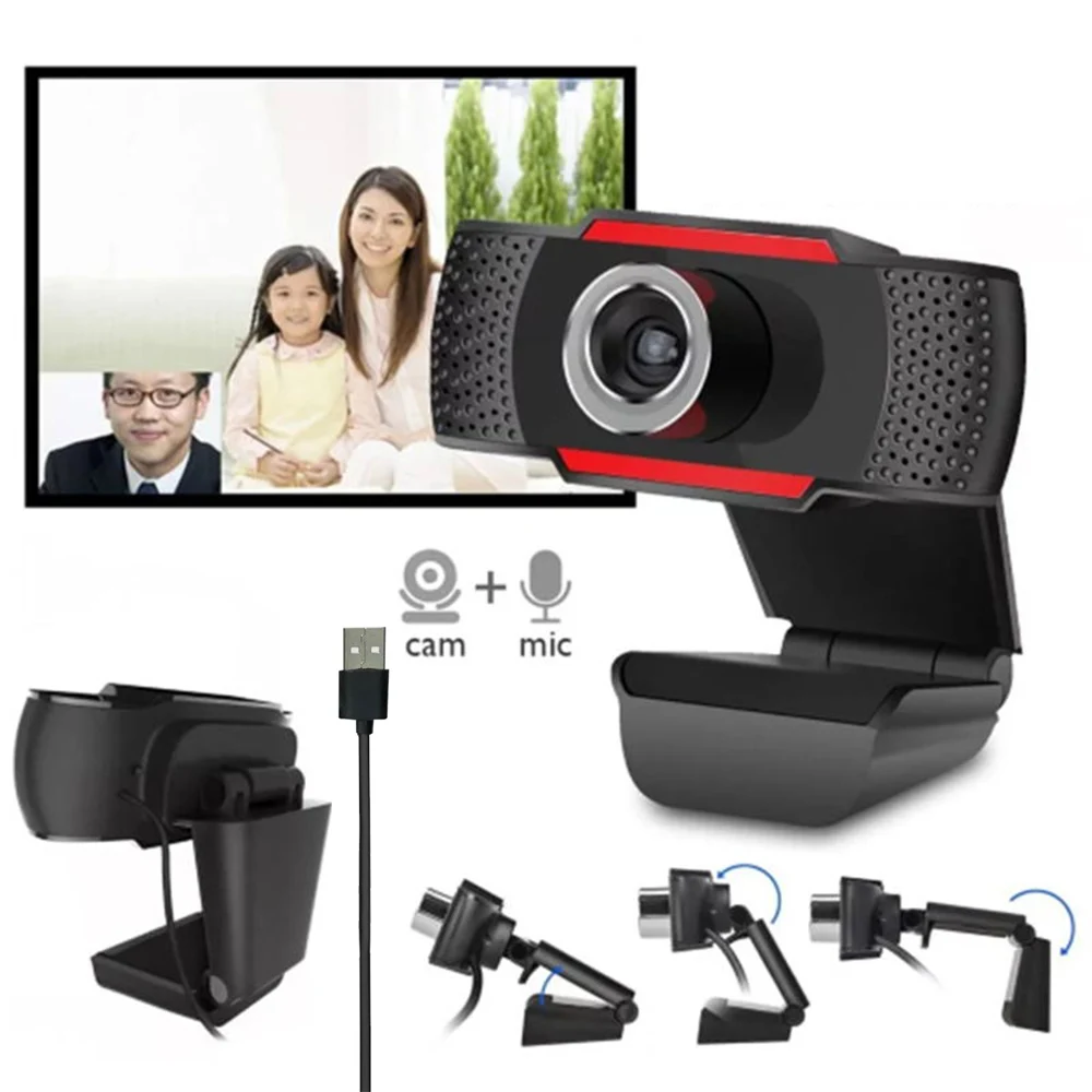 

1080P Full High Definition Webcam Video Card Web Cam Noise Reduction Micophone USB2.0 Mini Computer Camera For PC Laptop