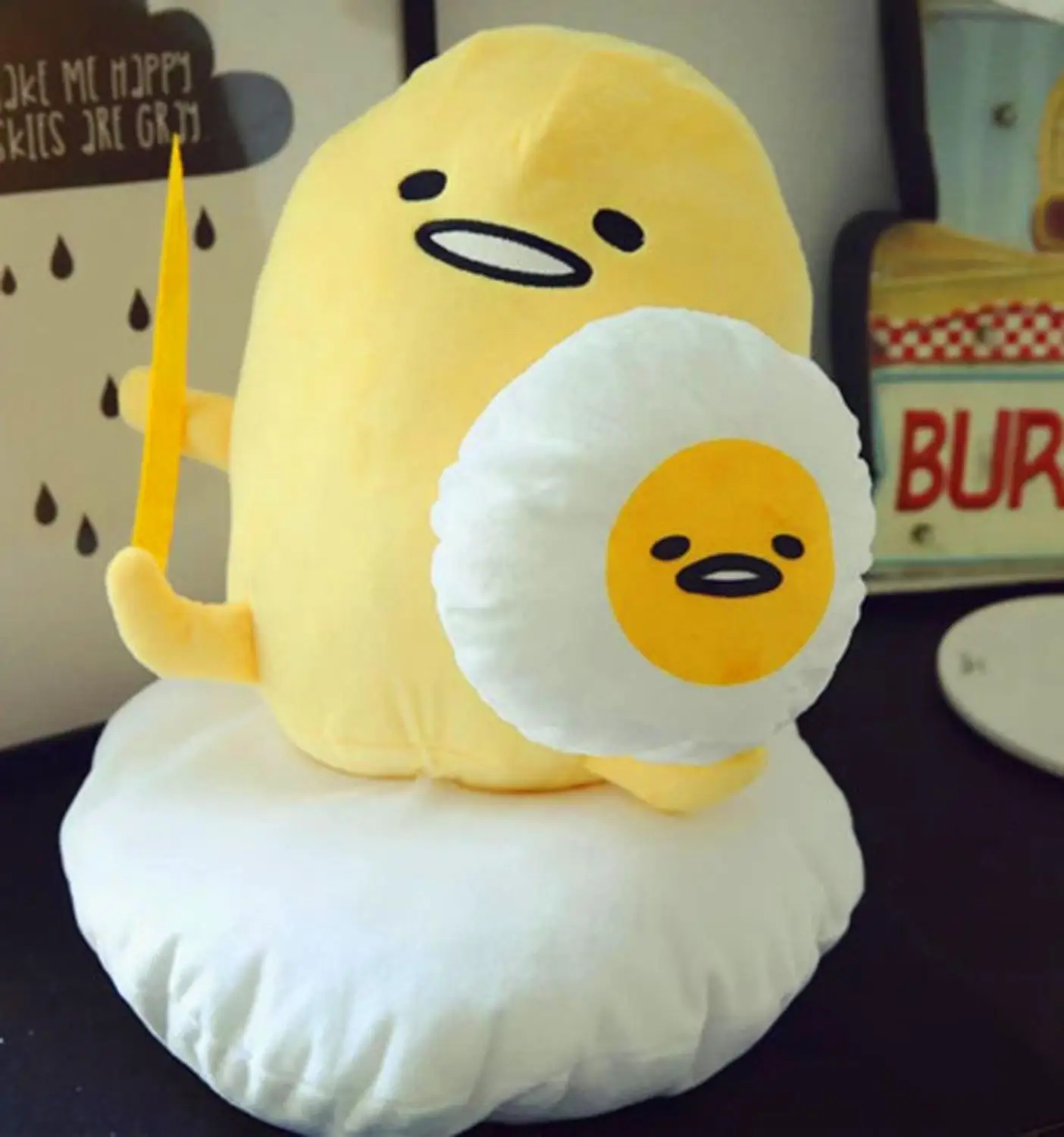 40*30 см ленивые яйца плюшевые игрушки яичный желток Brother большая подушка шары