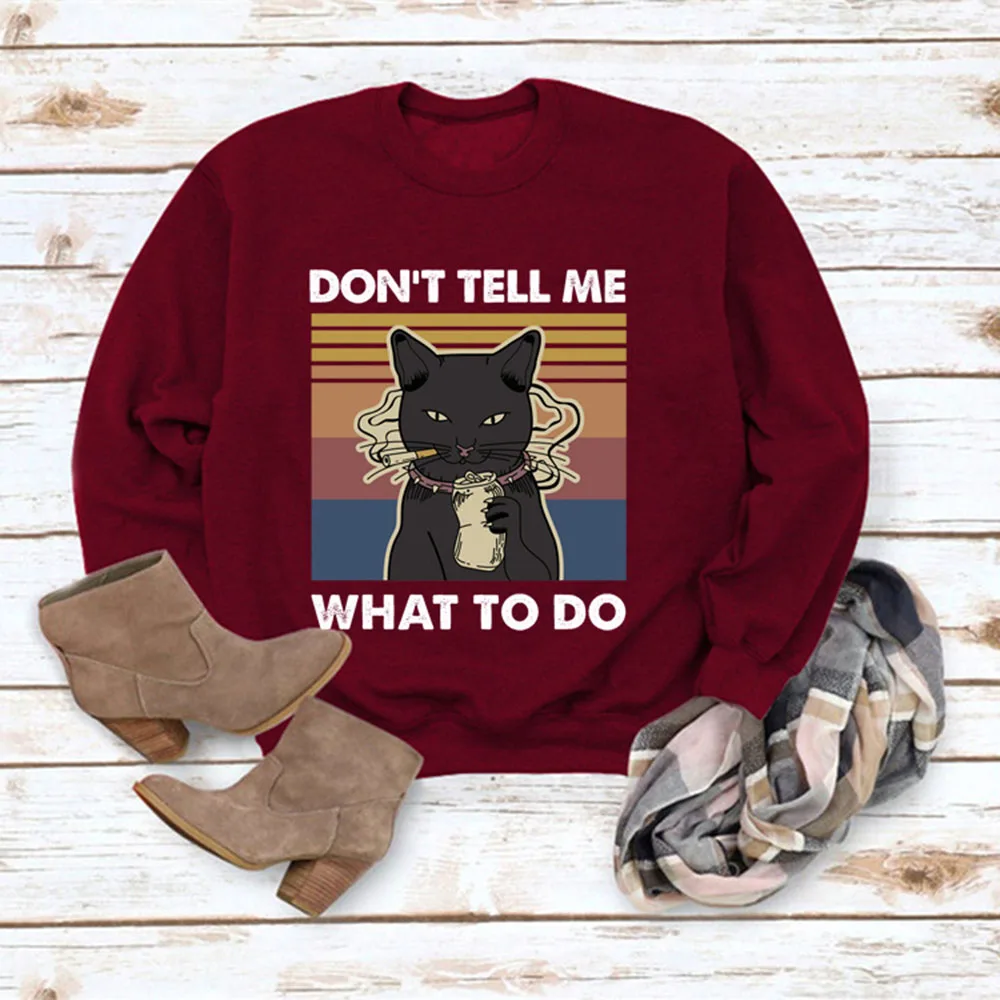 

2021 fashion new casual round neck short sleeve black cat print sweatshirt European and American bottom shirt ladies