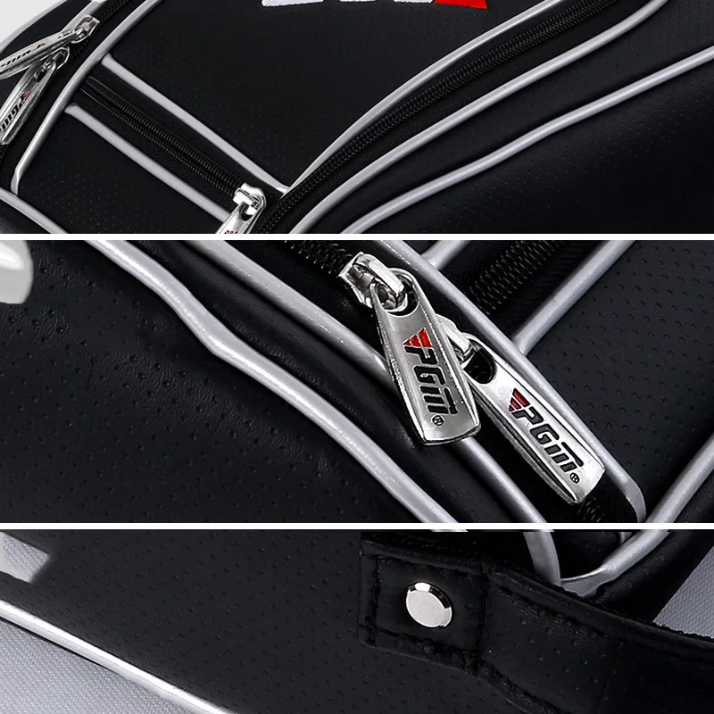 

Golf Shoes Bag Men Women Leisure Waterproof PU Outdoor Sports Shoes Bag Large Capacity 2-way Zipper EDF88