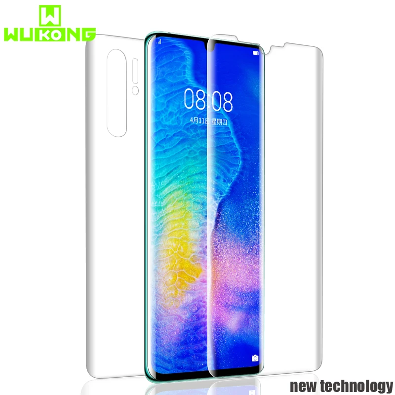 Защитная пленка на заднюю и переднюю панель для Huawei mate 20 pro P20 Pro Гидрогелевая с