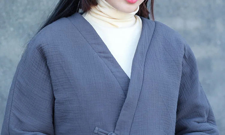 Женское зимнее однотонное короткое пальто с подкладкой Женские Простые парки