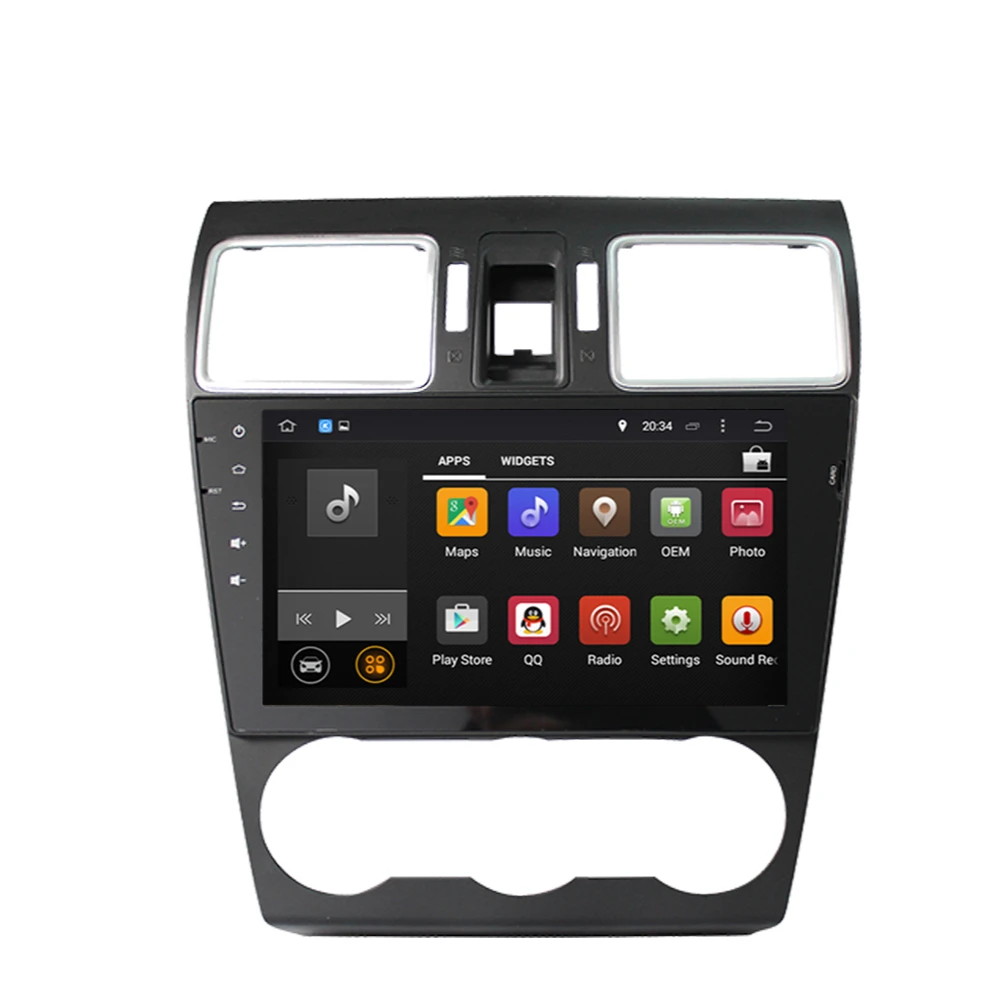 9-дюймовый Восьмиядерный Автомобильный GPS-навигатор Android 10 0 для Subaru Forester 2015-2022