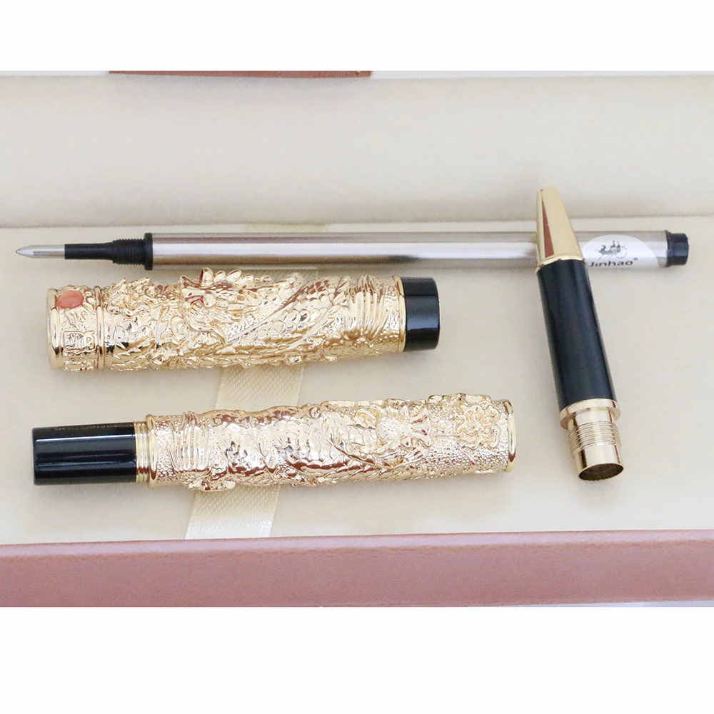 Высококачественная Шариковая ручка Jinhao Dragon роскошная Новинка изысканная