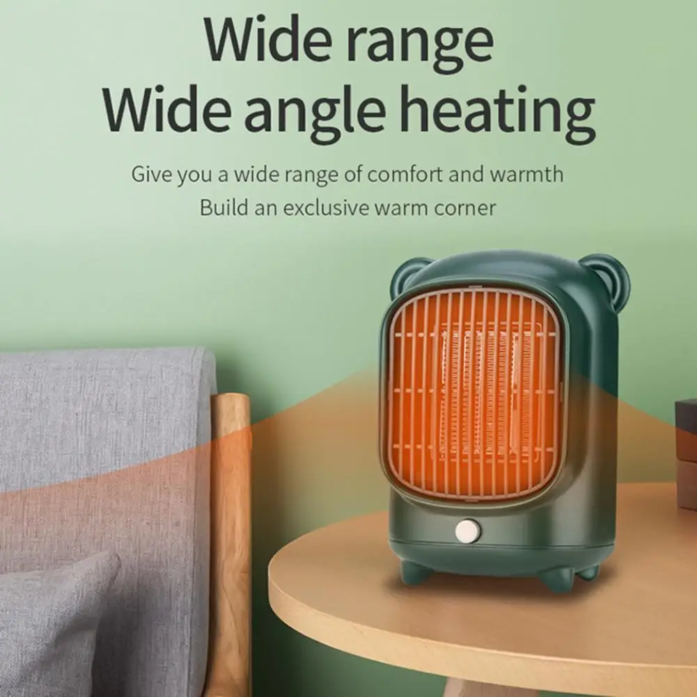 

​ 500w Mini Portable 3s Fast Electric Heaters Touch Control Hot Fan Winter Warmer Overheat Protection Air Heater 220V