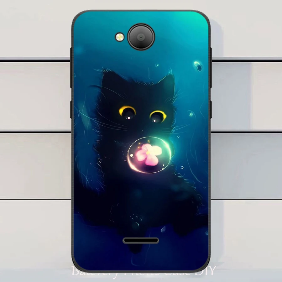 Чехол для BQ 4501G FOX EASY чехол с волком силиконовый из ТПУ Fox Easy Cat изображением