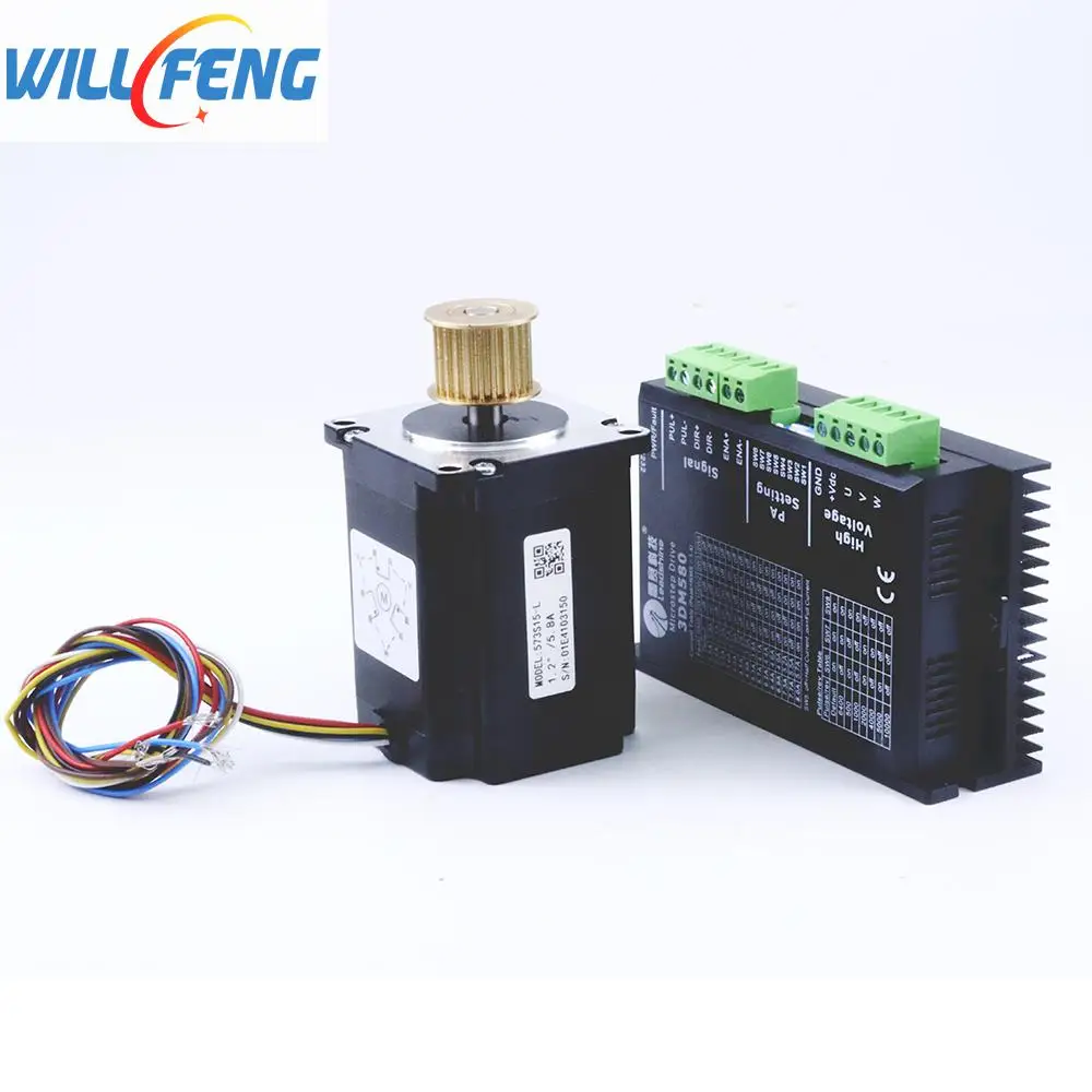 Драйвер шагового двигателя Will Feng Leadshine 3DM580 и 573S15-L 4 шт./компл. для лазерной