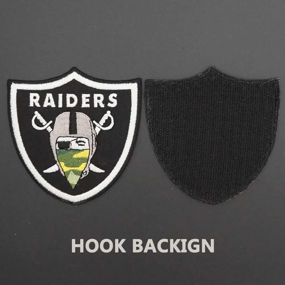RAIDERS тактические военные нашивки для морального духа вышивка значок с крючком