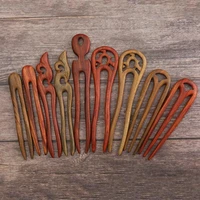 forseven 2021 hand carved wooden hair fork clips sticks chinese hairpins for bride noiva wedding hair styling headpieces