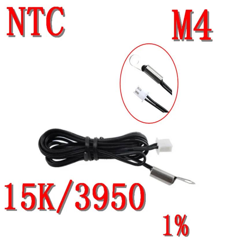 M4 винт уха NTC датчик температуры 15K/3950 термистор 15K B значение 3950 1% Зонд Измерение