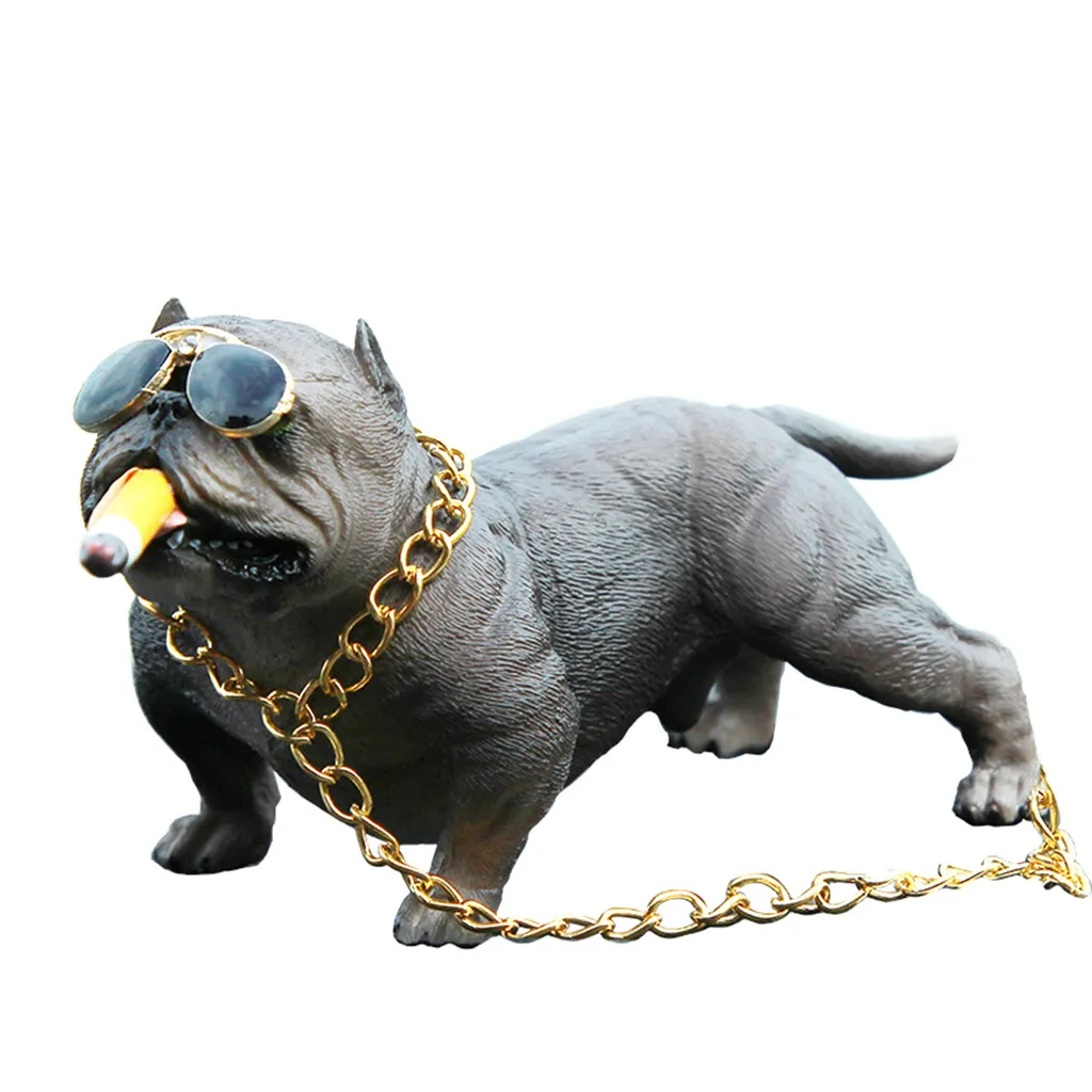 Горячая хулиган Питбуль Собака украшение интерьера автомобиля приборной панели