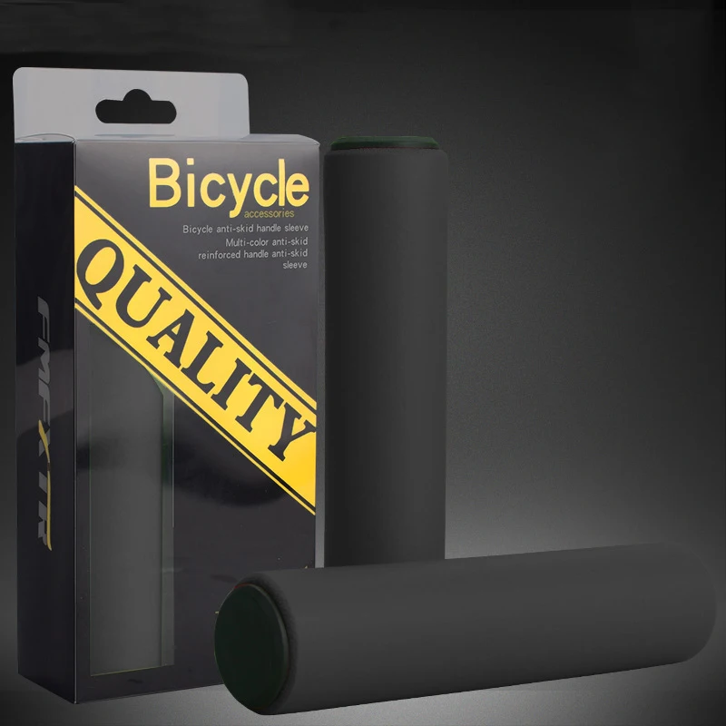 Ручки для руля велосипеда MTB сверхлегкие силиконовые губчатые детали