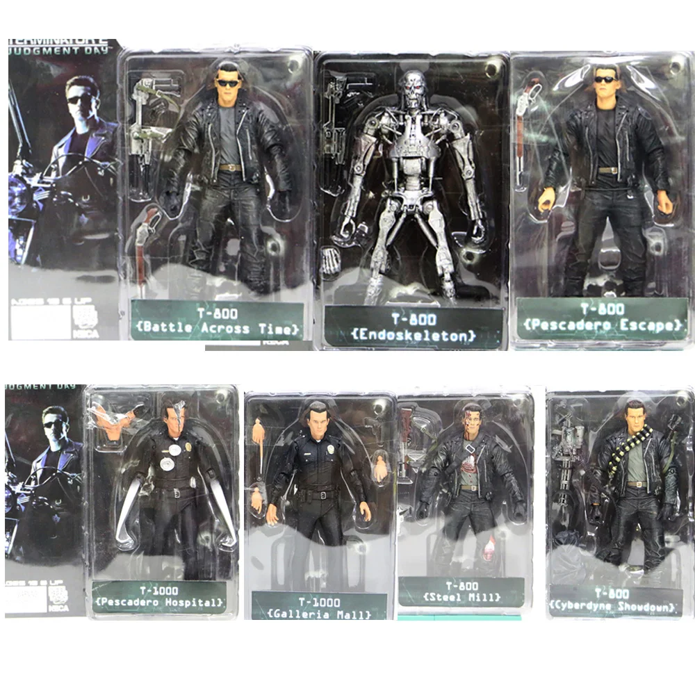 NECA искусственная эндоскопическая фигурка Terminator 2 экшн-фигурка модель из ПВХ