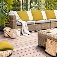 decorative pillowcases outdoor solid waterproof throw pillow covers garden cushion cases for patio balcony couch sofa
