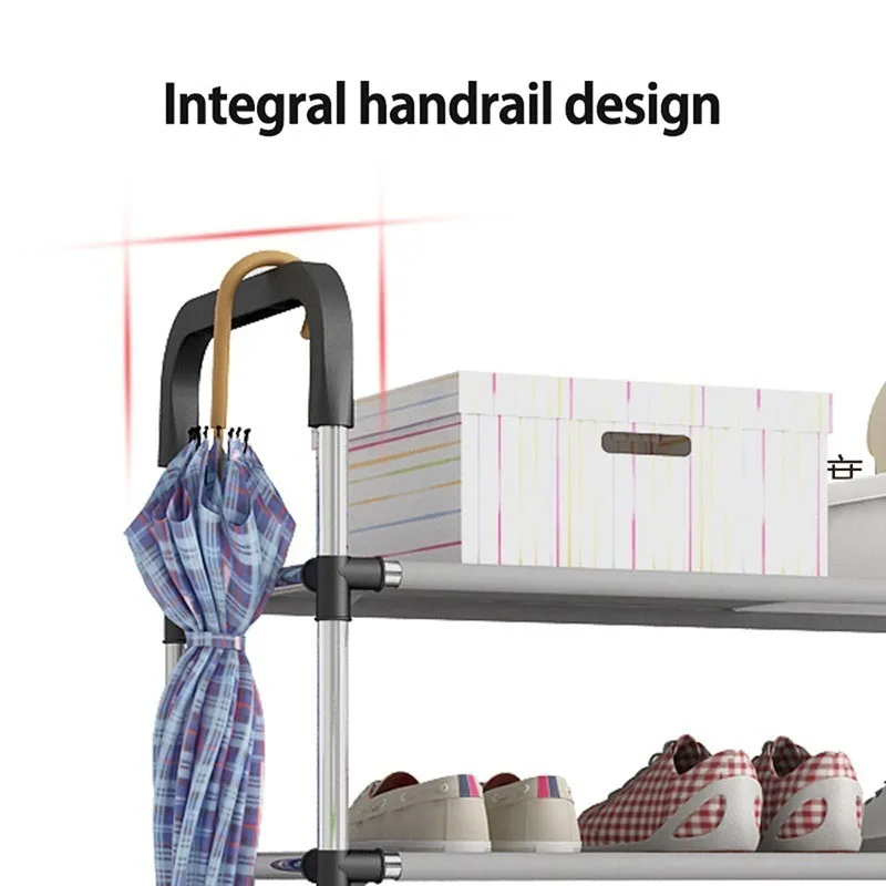 Стеллаж хранение обуви Кабинета прихожей Организатор 3/4/5 слоя сборки Полка для