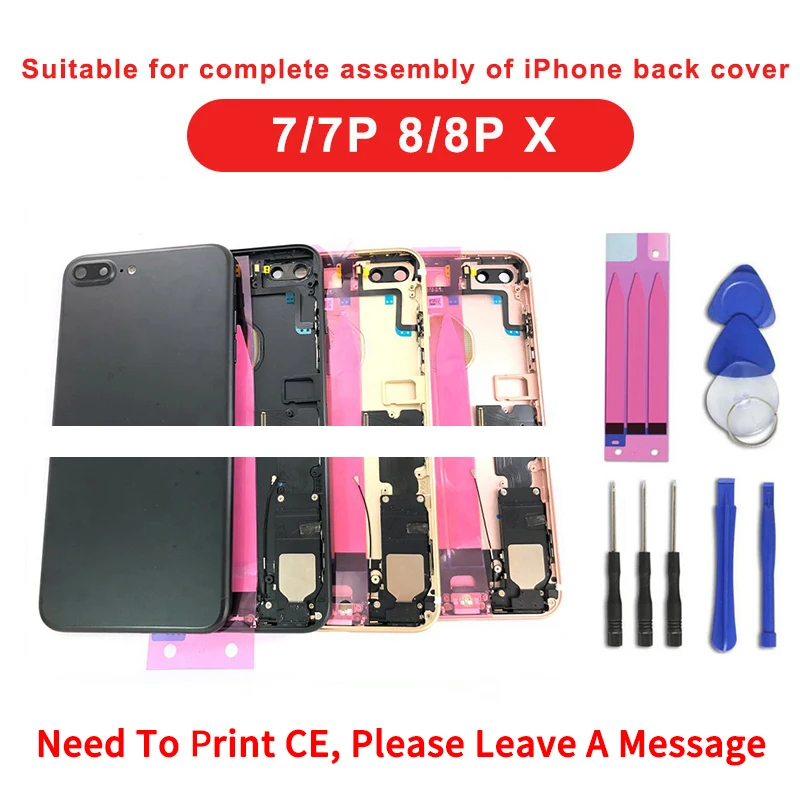

It is suitable for assembling the complete shell of Iphone 7G, 7Plus, 8G and 8Plus X, namely the rear middle frame shell.