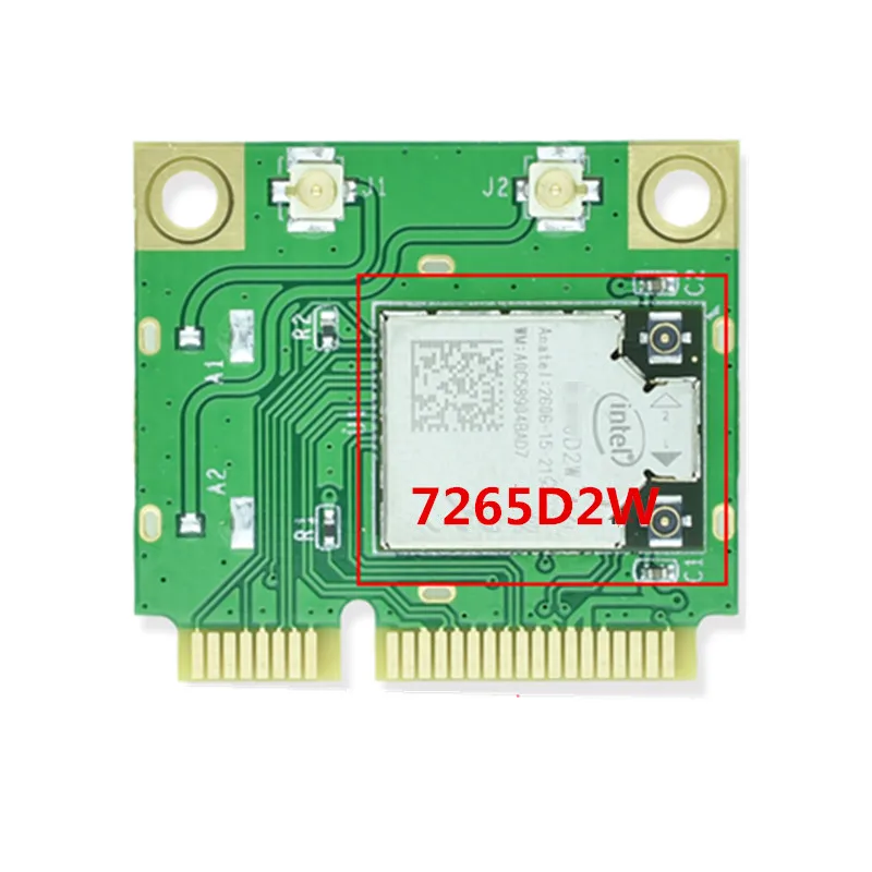 Новая Двухдиапазонная Беспроводная-AC 7265 Intel IT-7265HMW 7265D2W 2,4G/5 Ghz 802.11ac 867Mbps Bluetooth 4,0 MINI PCI-E 2x2 WiFi карта