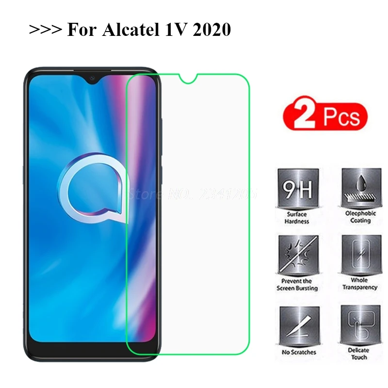 

For Alcatel 1V (2020) 6.22" Glass Screen Protector Ultra-thin Explosion proof Tempered Glass for Alcatel 1V 2020 1 V Glass Film