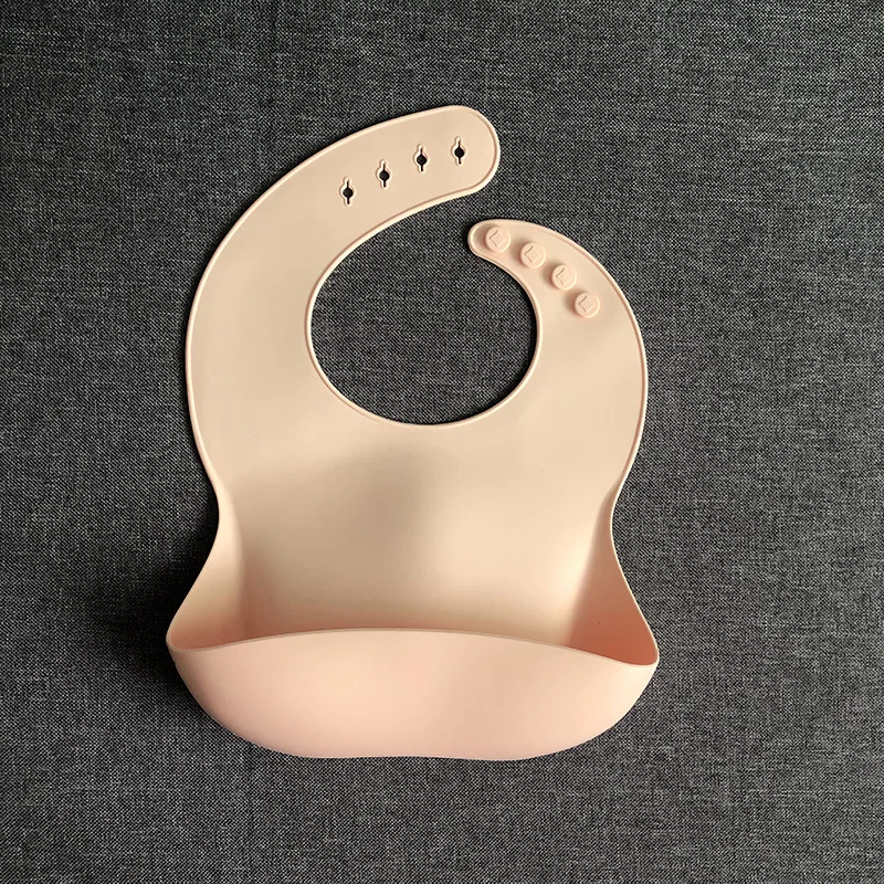 

Fashion Silicon Breastplate Baby Bib Waterproof Solid Infant Bandana Bibs Newborn Feeding Burp Cloth Drooling Scarf Dropship