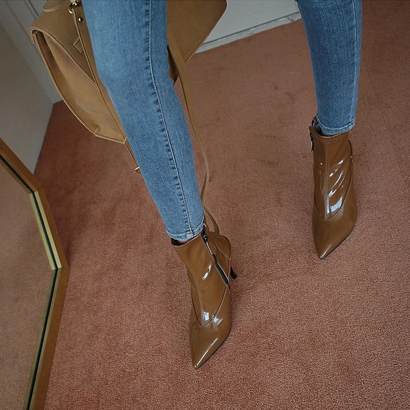 Женские винтажные джинсы-карандаш с высокой талией | Женская одежда