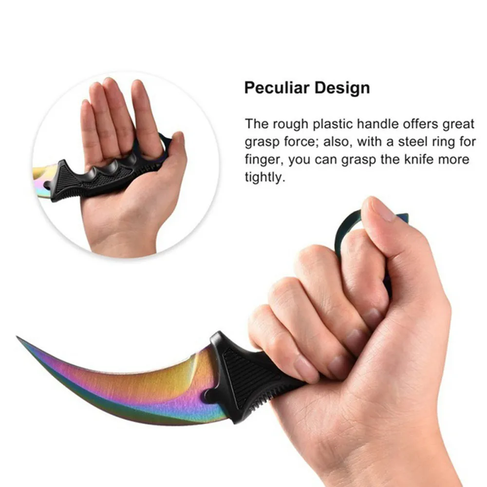 Походный стальной коготь для шеи охотничий нож тактический походный самозащиты