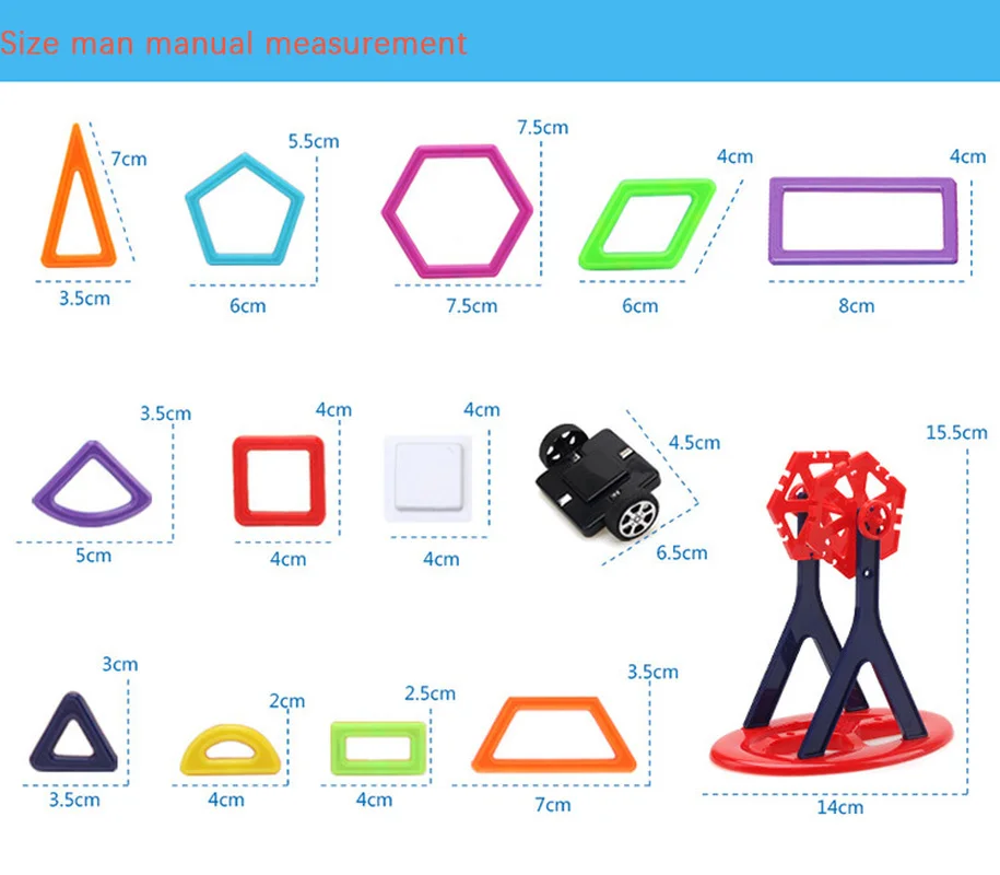 

Magnetic Building Blocks DIY Magnetic Sheet Construction Block Contains The Stickers Games Educational Toys For Boys Girls Gifts