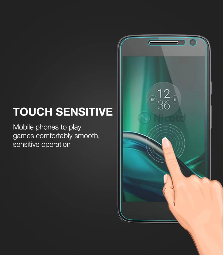 9H Tempered Glass On The For Motorola Moto G4 Play Scratch-Proof Screen Protector Protective Film | Мобильные телефоны и