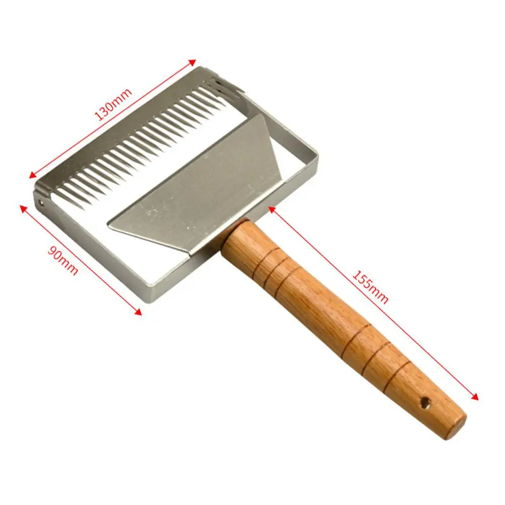 Вилка для распечатывания медовых сот большой железный сотовый мед скребок