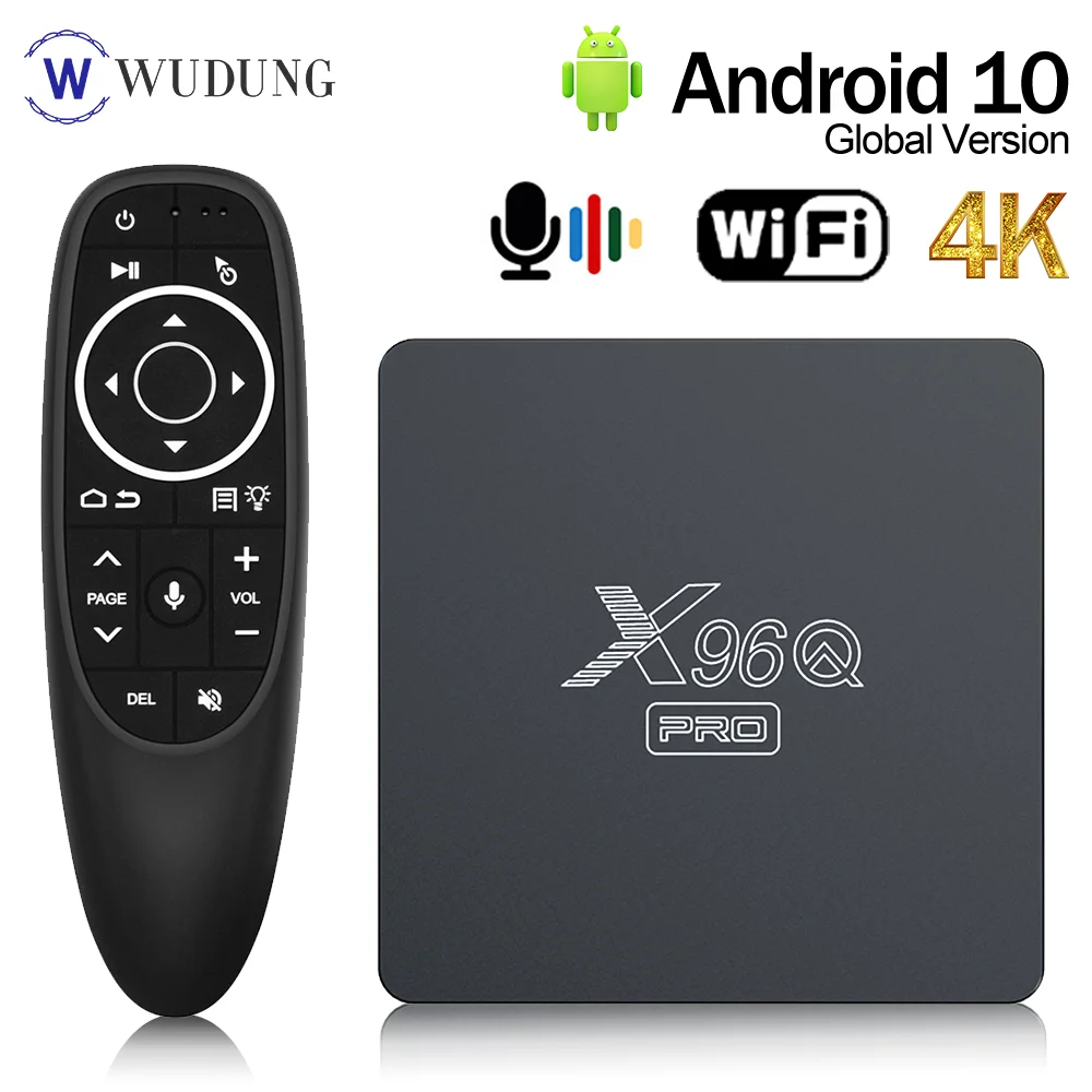 2022 X96Q PRO Новая Приставка Smart TV Android 10 Allwinner H313 2 4 GWiFi 4K HD телеприставка PK X96 mini |