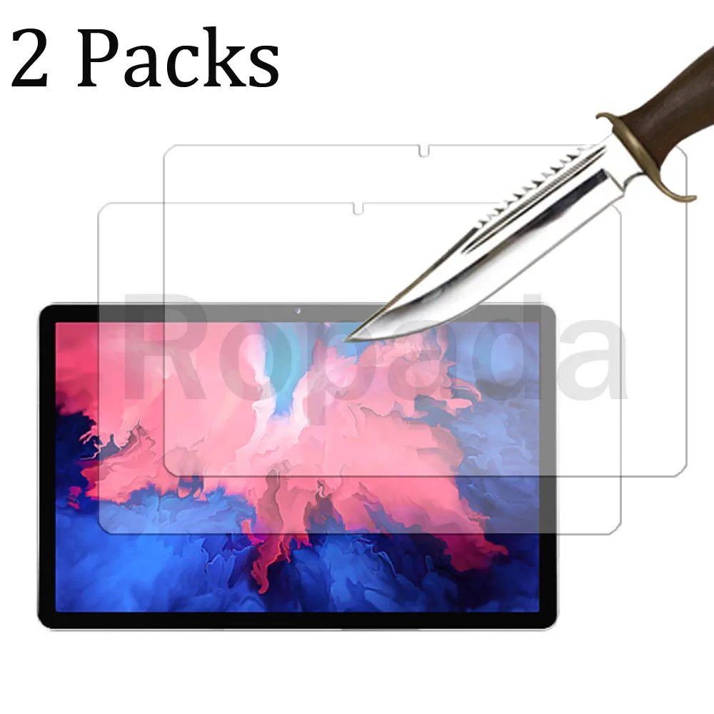 

2 PACKS Tempered Glass Screen Protector for Lenovo tab P11 TB-J606F/M/N tablet protective film 9H 0.33mm