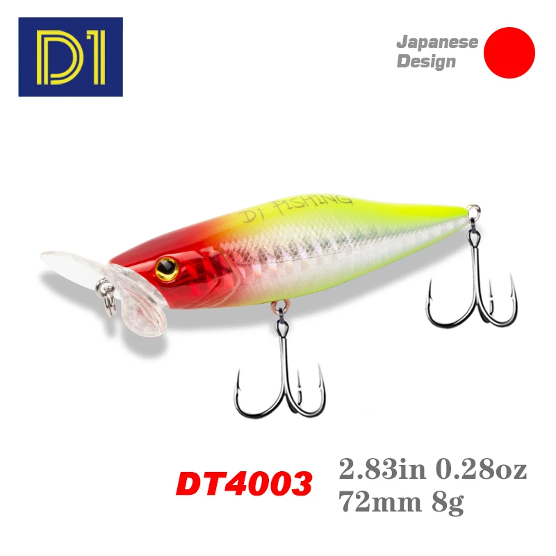 

D1 topwater lure mini popper Crawler Baits 72mm 8g bait lures casting Wobblers hard baits Japan fishing HUSS BUGG 92
