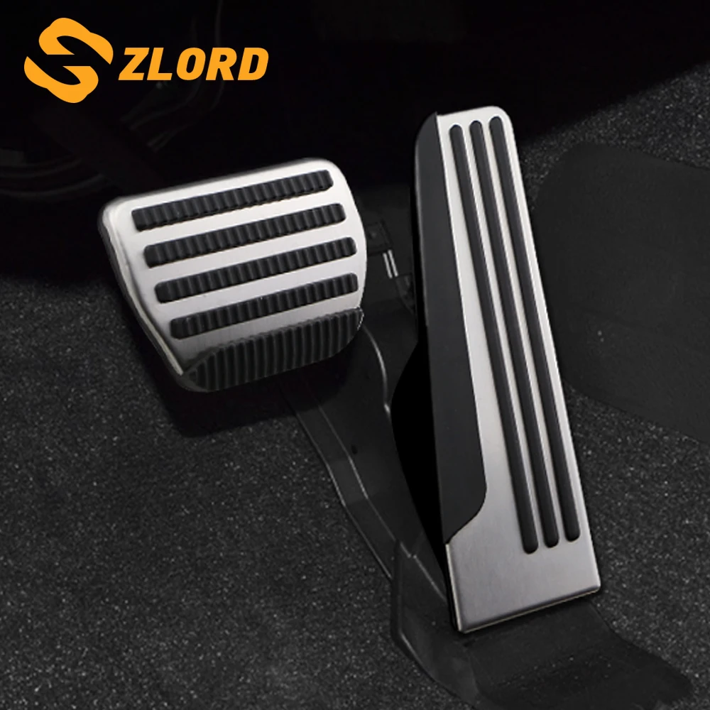 

Накладка на педаль автомобиля Zlord для Infiniti Q70 Q70L 2013 - 2021 из нержавеющей стали, накладка на газовый тормоз, защитная накладка на педаль, автомоб...