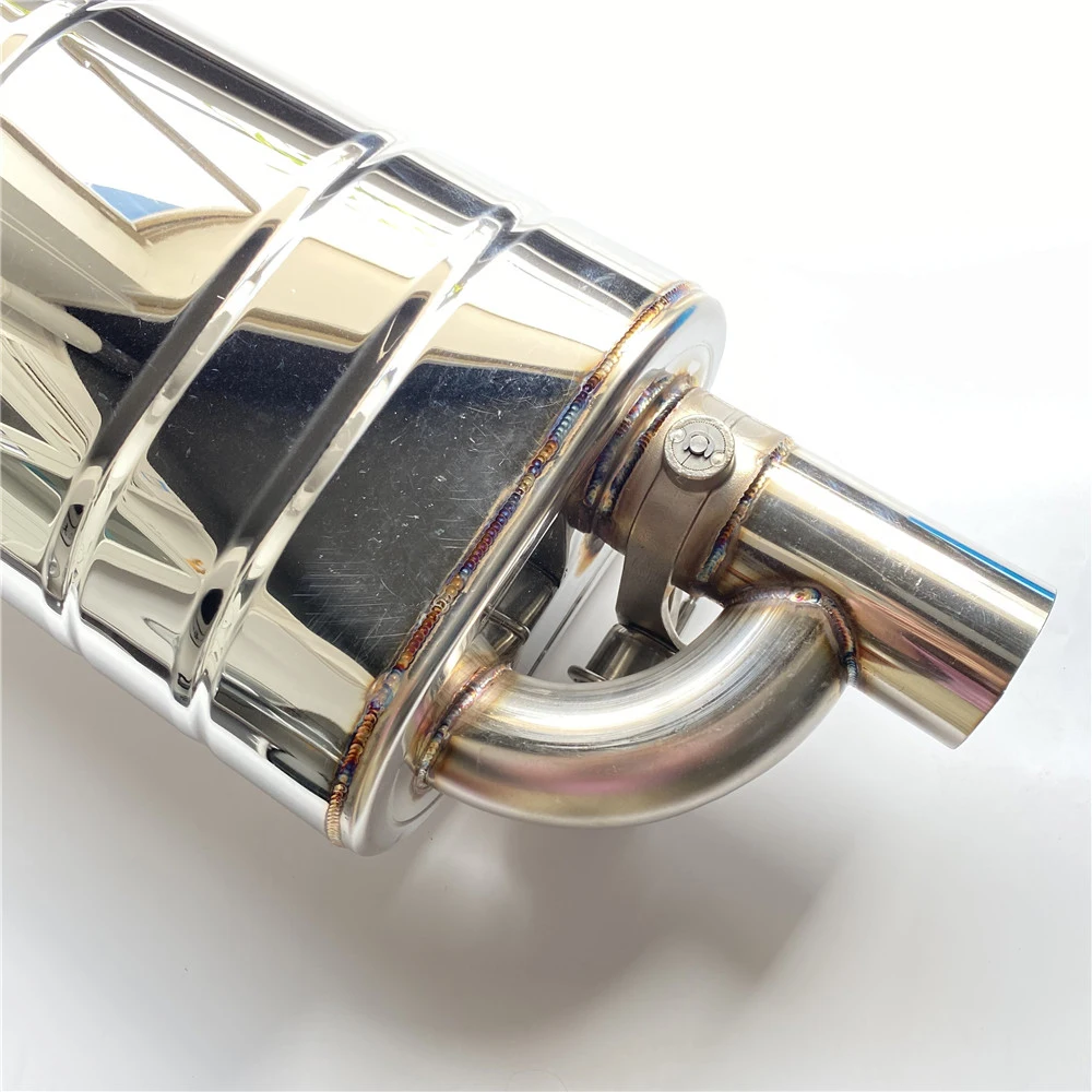 

1Piece Universal Car exhaust Muffler WithVacuum pump Variable Valve Mufflers Remote control Stainless steel