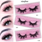 Ресницы Visofree, норковые 3D ресницы, искусственные ресницы, эффектные норковые ресницы, макияжные ресницы, объемные норковые ресницы многоразового применения