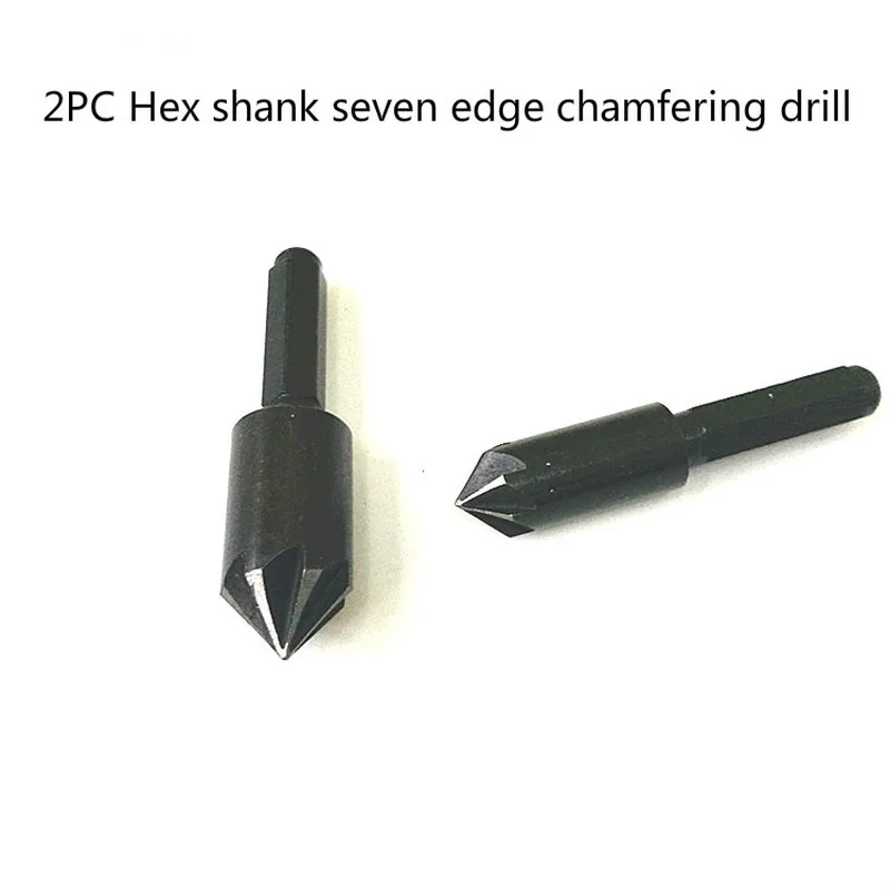 3PC/2PC 12-19mm Drill Bit for metal 90 degree Tools Hex Countersink Cutter Set Wood Quick Change Round Shank For Power Tool | Инструменты